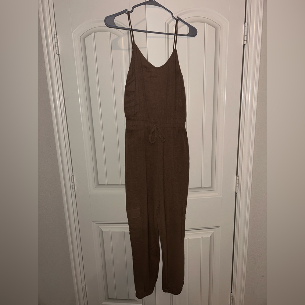 Mocha Brown Jumpsuit